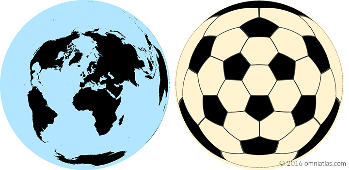 Azimuthal Equal-Area projections